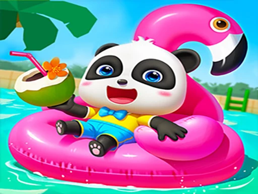 Baby Panda Sommerurlaub
