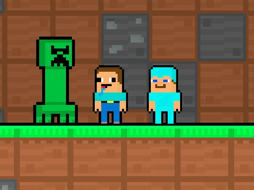 Noob und Pro Monsterschule