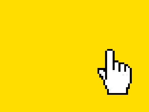 Gelbes Klicker-Spiel