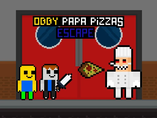 Obby Papa Pizzas Flucht